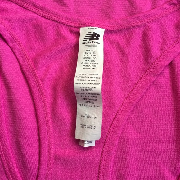 🔥New balance sport tank Sz XL hot pink - Picture 6 of 8